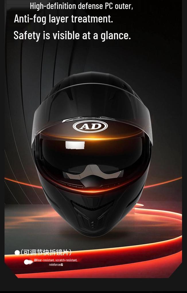 Унисекс мотошлем-трансформер, сертифицированный DOT: Стильный, всесезонный, безопасный дизайн заднего фонаря