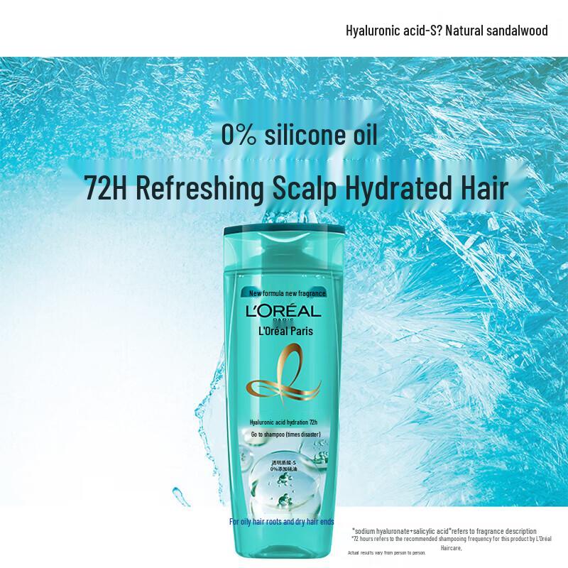 L'Oréal Hyaluronic Acid Anti-Dandruff Cooling Shampoo 400ml