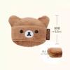 В наличии Плюшевый набор Rilakkuma с пуховкой Мягкий инструмент для макияжа для тонального крема и рассыпчатой пудры Милый аксессуар для красоты Подарок другу на день рождения