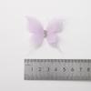 Набор из 10 градиентных 3D-бабочек из органзы со стразами для поделок DIY