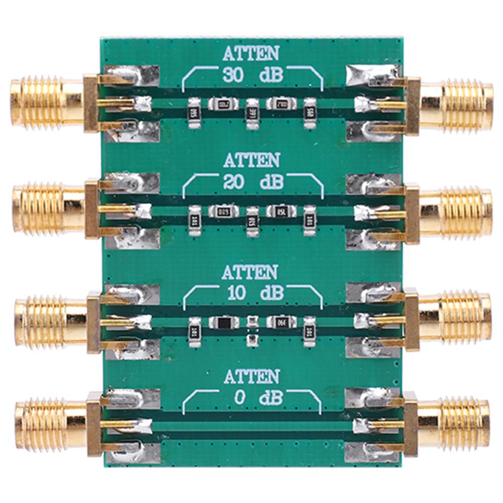 DC-4.0GHz Radio Frequency Attenuator SMA Double Female Head Fixed Attenuator Module 0dB 10dB 20dB 30dB RF Attenuator Board