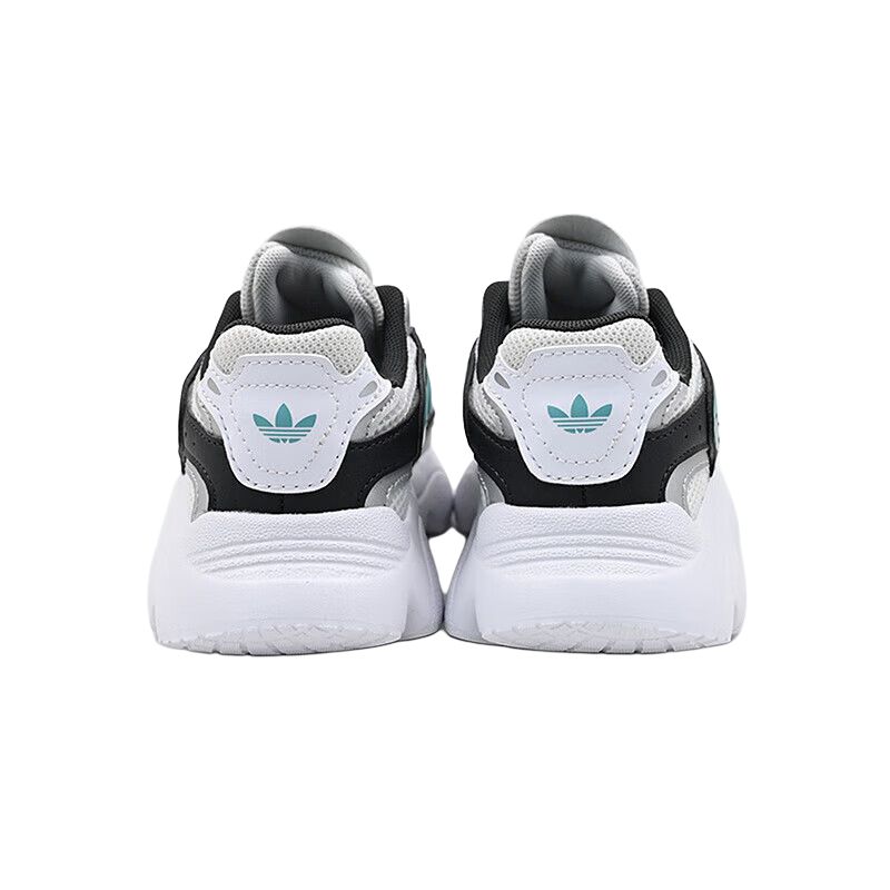 Adidas Originals Ozmillen Anti Slip Wear Resistant Low Top Kids' Running Shoes White Blue Black Kids' Sneakers JS0717