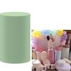 Polyester Desserts Tablecloth Reusable Party Wedding Decor DIY Cylinder Cover  Cake Column Backdrop