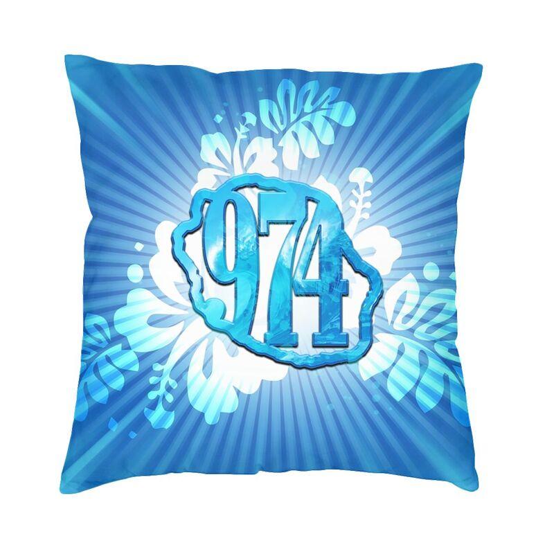 La Reunion Et Margouillat White Logo Throw Pillow Case for Sofa Modern Cushion Cover Soft Pillowcase