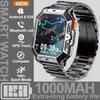 2025 New Men's Sports Smartwatch 1000mAh Ultra Durable GPS Tracker Compass 10ATM Waterproof Compass Bluetooth Call Smart Watch