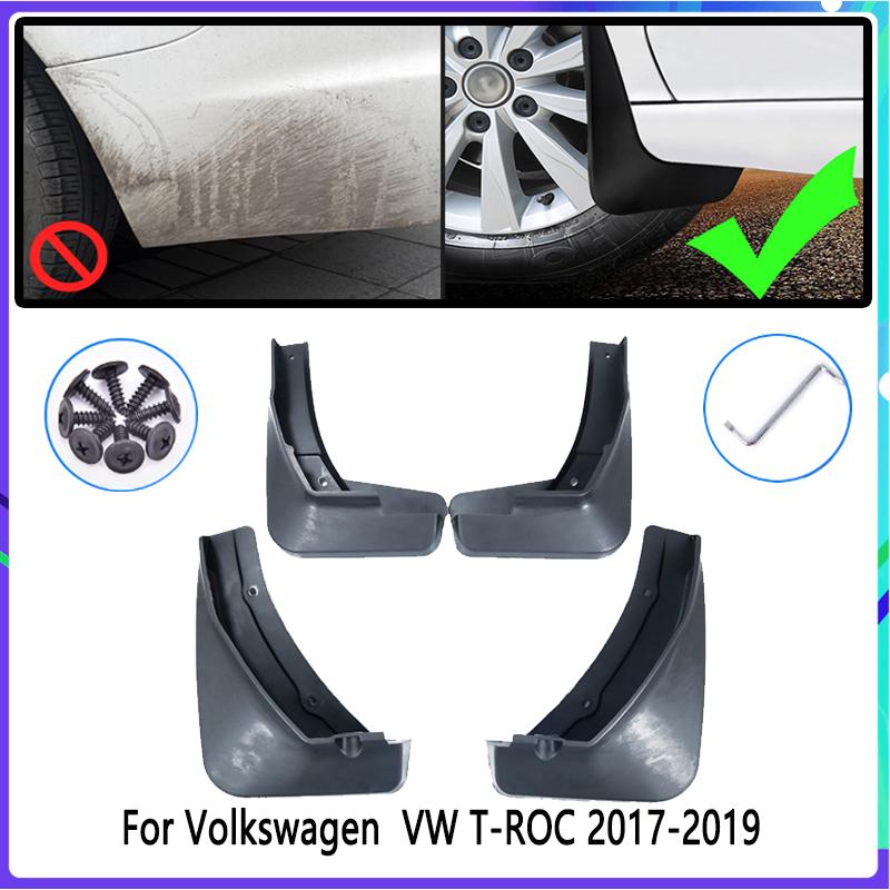 4 шт. автомобильные брызговики для Volkswagen VW T-Roc TRoc T Roc 2017 2018 ~ 2022 автомобильные брызговики Fender Auto