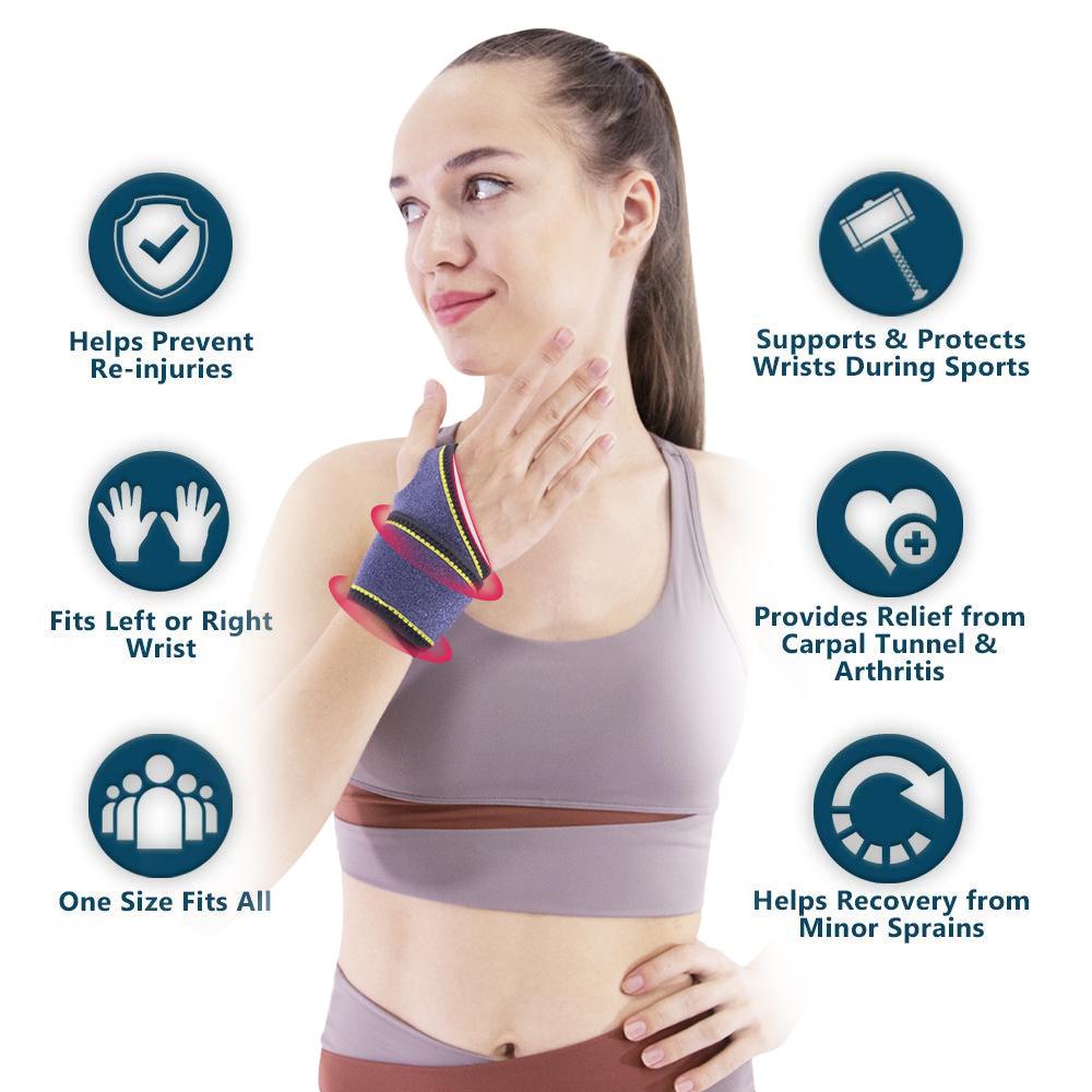 1Pcs Wrist Compression Strap and Wrist Brace Sport Wrist Support for Fitness,Weightlifting