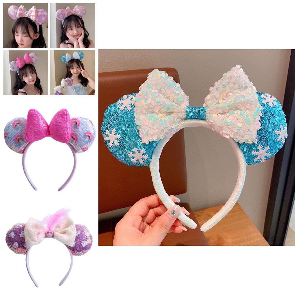 Handmade Princess Headband With Shimmering Sequins Ideal For Adults And Kids Rainbow Colors