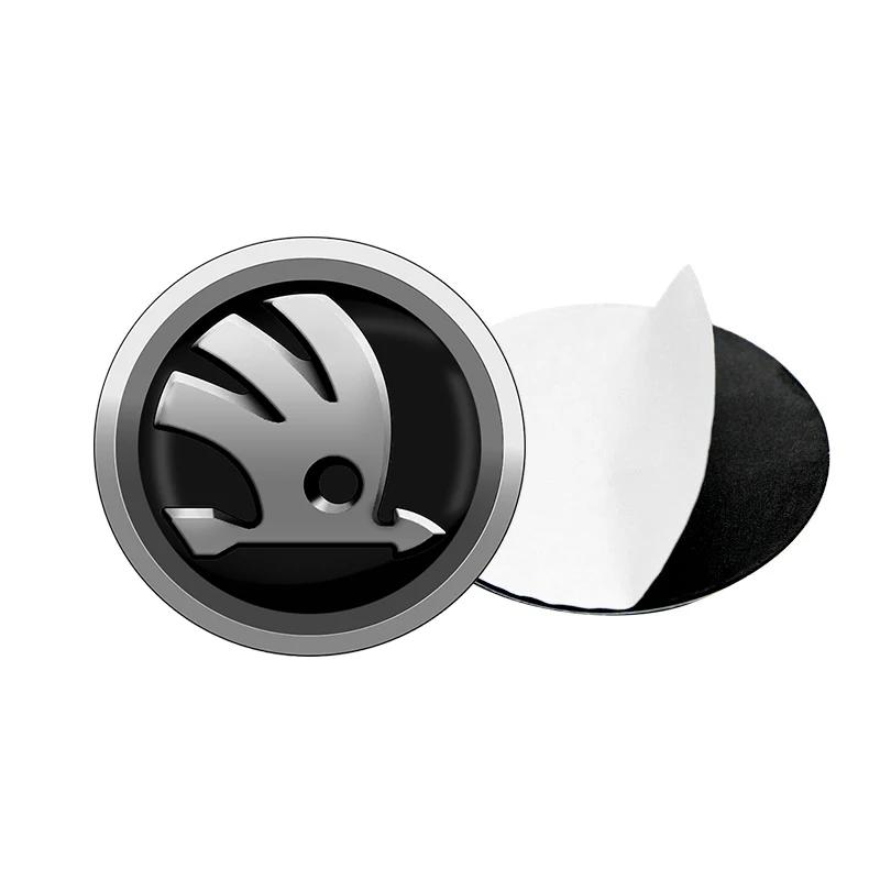 4Pcs New Car Wheel Center Hub Cap 56mm Emblem Decal Wheel Sticker For Skoda Fabia Octavia Karoq Kodiaq Kamiq Superb Rapid CitigoBP1