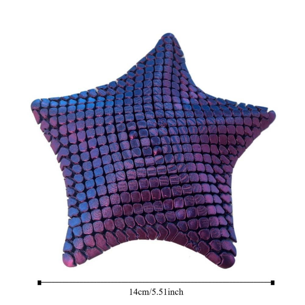 Moveable Joints Starfish Decorative Ornaments Articulating 3D Printed Toy Gifts