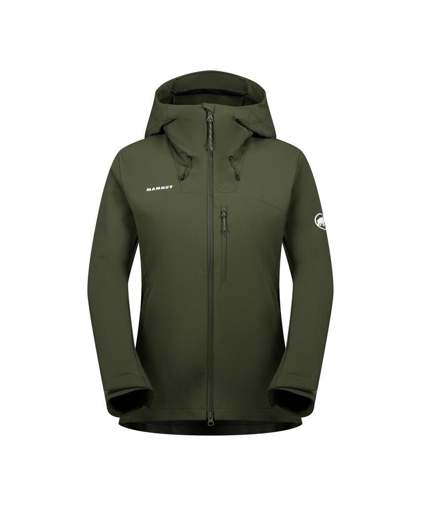 Mammut Trekkers Softshell Hooded Jacket Asian Fit Women'S M21E5Ft003_Kh