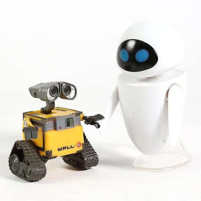 WallE Robot Wall E & EVE PVC Action Figure Collection Model Toys Dolls 6cm/10cm For Children Christmas Gift