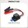 Double Intelligent Booster Terminal with Clamp, Car Cable, Replacement Automotive Alligators Clamp