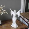 3D-печатная скульптура женщины-призрака, статуэтка духа для современного домашнего декора, минималистичная, жуткая
