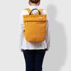 Сделанный рюкзак рюкзак типа «тоут» унисекс A4 Cordura Poly Recess Style Series [Heart Factory] FY-0950 (горчичный)