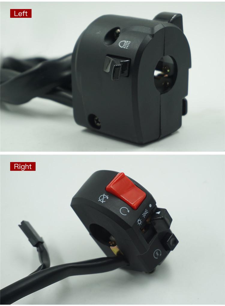 Блок переключателей на руле мотоцикла для Huanglong 300cc/600cc