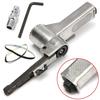 3 8  Air Belt Sander Air Angle Grinding Machine with Sanding Belts for Air Compressor Sanding Pneumatic Tool Set
