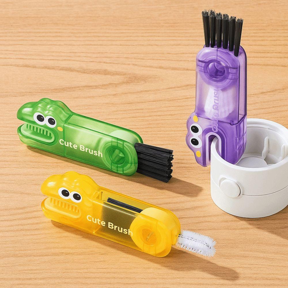 U-shaped Cup Cleaning Brushes Dinosaur Shape Bottle Cap Brush Cup Mouth Brush  Nursing Water Bottle