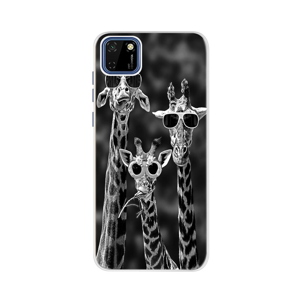 Чехол для Huawei Honor 9S Чехол 5.45" Силиконовый Расписной Мягкий ТПУ Чехол на Honor 9S 9 S S9 DUA-LX9 Защитный Бампер Задняя Крышка Телефона