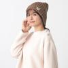 Beanie ACCESSOIRES Hat Knit Hat Logo Nunet Cat 69909 Mocha Brown [Paul & Joe] [Paul & Joe] [Moonbat] Women's