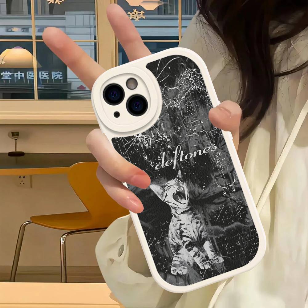 Чехол для телефона Deftones D-Deftones для IPhone 16 15 14 13 12 11 Pro Max Plus, ударопрочный, из мягкой кожи