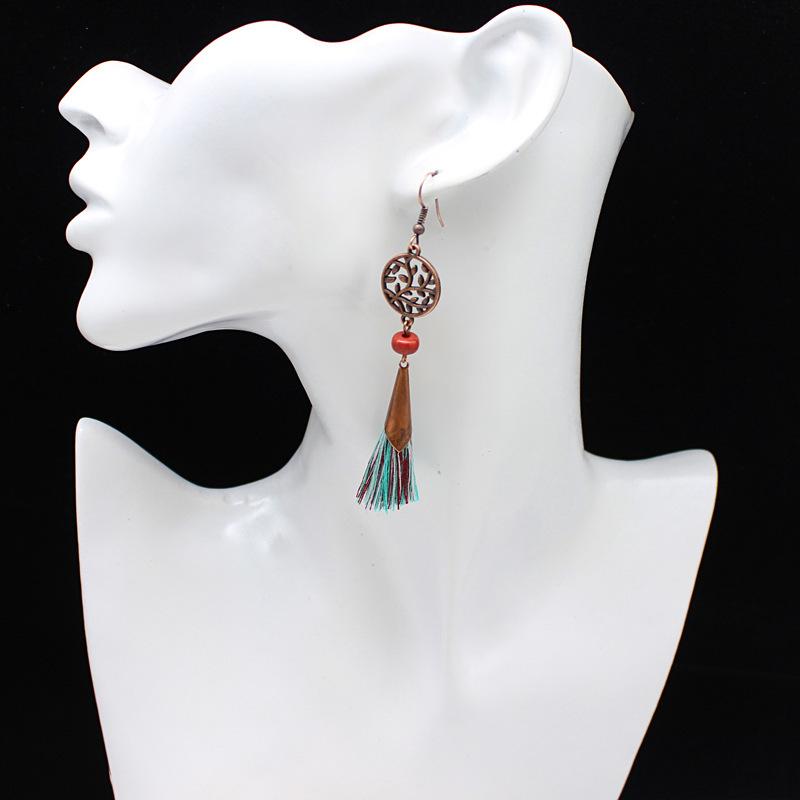 Boho этнические висячие/круглые серьги для женщин винтажные модные серьги наборы серьги Pendientes необычные подвески ювелирные изделия женские
