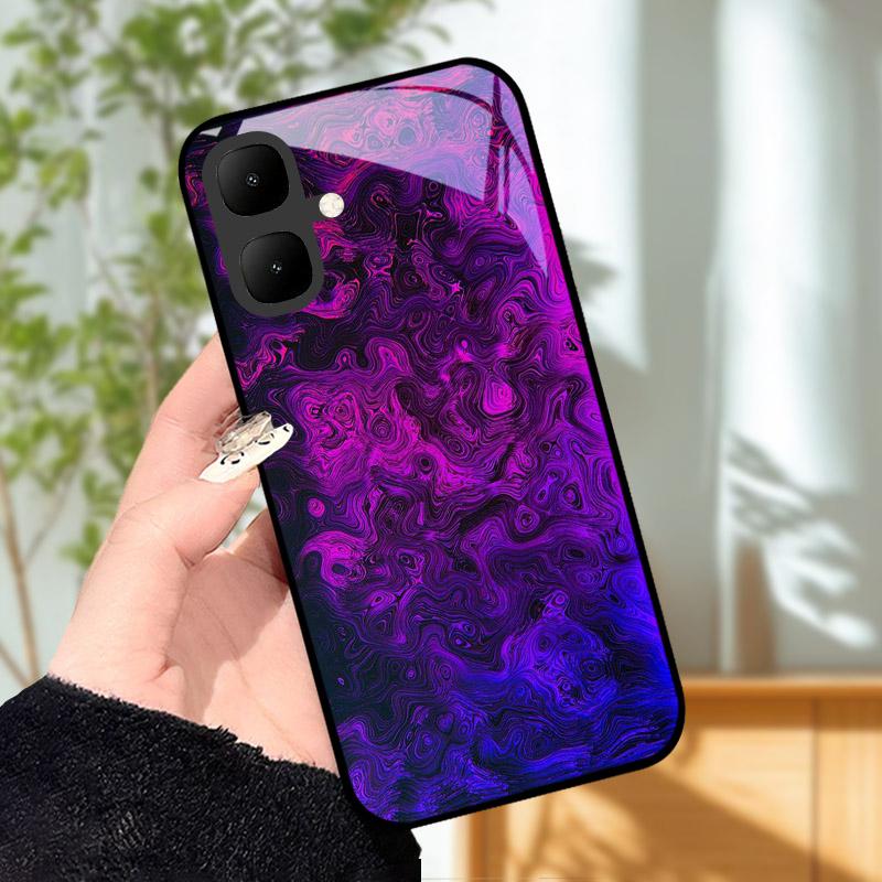 Для Infinix Smart 10 X6725 Чехол Закаленное Стекло Ударопрочная Задняя Крышка Чехлы Для Телефона Для Tecno Pop 10 Защитный Чехол Для Камеры Fundas