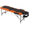 Foldable Massage Bed Portable Table, 3-Section Aluminium Foldable Beauty Couch, Professional Salon Spa Table with Headrest Support and Carry Bag