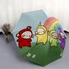 1 шт. Зонт-трость Teletubbies Радужный, Автоматический, Складной, Портативный, с 8 спицами, для Женщин/Мужчин, Всесезонный  a0901081