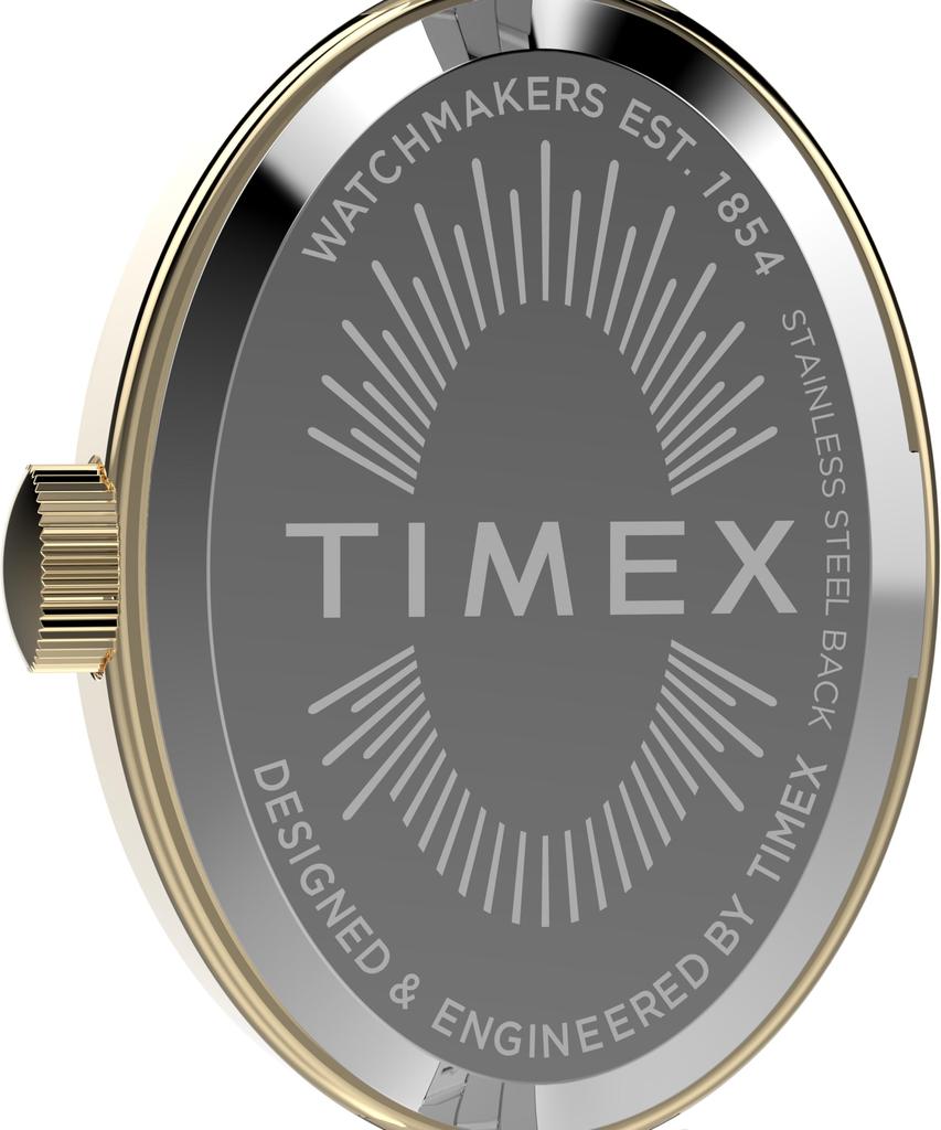 TIMEX Часы Cavatina Кварцевые Водонепроницаемость 3 ATM Минеральное Стекло белый циферблат TW2Y26800 Унисекс