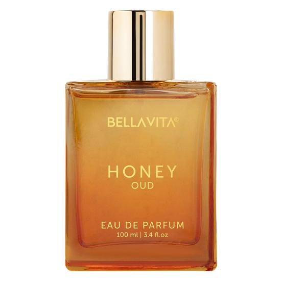 Bella Vita Роскошная парфюмированная вода Honey Oud Unisex с бергамотом, пачули, ванилью | Премиум, стойкий сладкий и пряный аромат для мужчин и женщин 100 мл