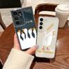 Чехол для телефона с милой уткой из мультфильма для Samsung Galaxy S23 S23ultra S22 S22ultra S2plus S20ultra S20 Fe 5g, прозрачный мягкий чехол