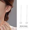 Banyan Tree S999 Silver Ruyi Knot Tassel Earrings - Women's Luxury Face-Slimming Design (2024)