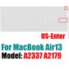 Чехол на испанскую клавиатуру для MacBook Air 13,6 15,3 дюйма A2681 A2941 A2337 M3 M2 M1 Pro14 "16" A2442 A2779 A2918 A2992 A2485 A2991