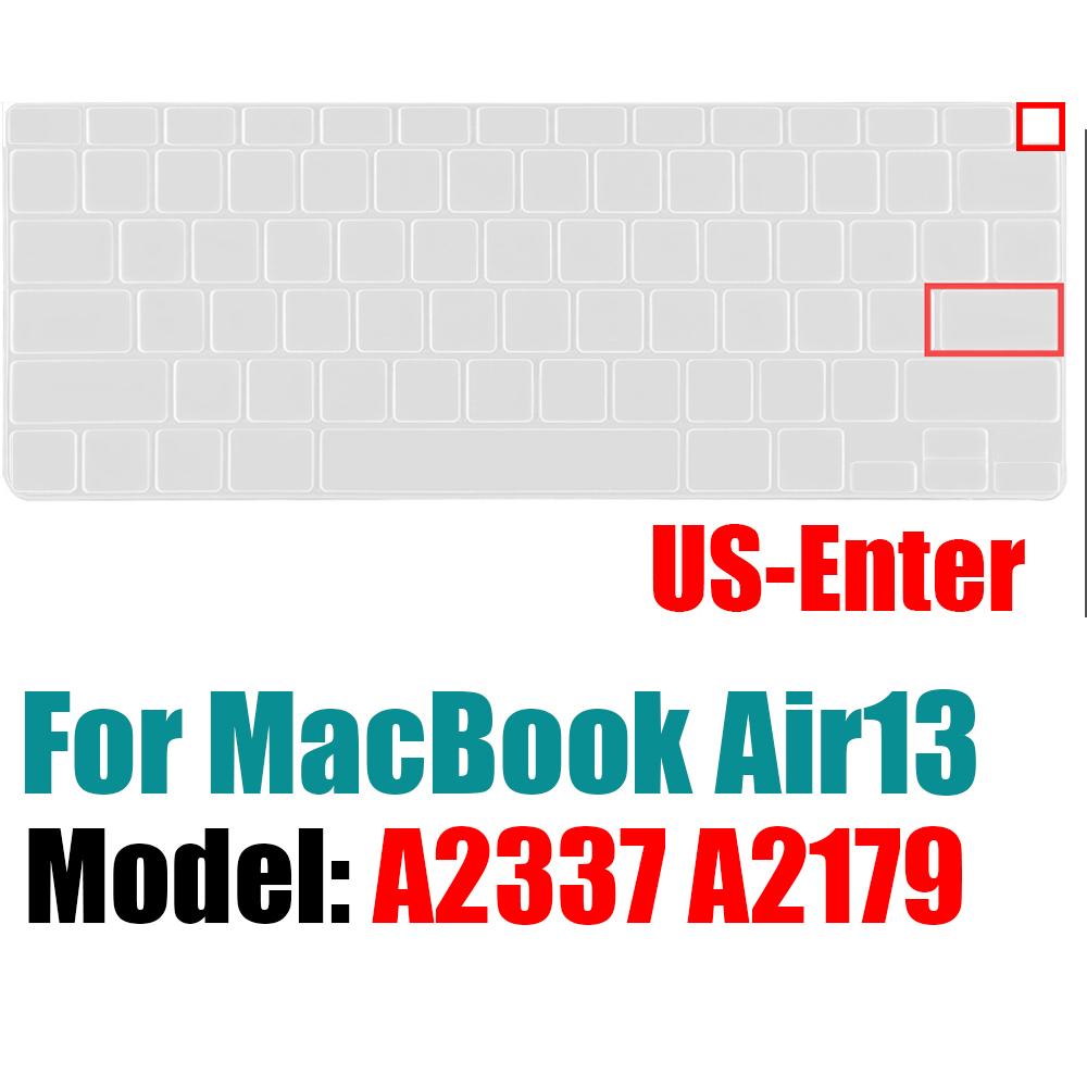 Чехол на испанскую клавиатуру для MacBook Air 13,6 15,3 дюйма A2681 A2941 A2337 M3 M2 M1 Pro14 "16" A2442 A2779 A2918 A2992 A2485 A2991