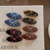 Acetate Hair Clips Bow Oval Geometric Barrettes Side Pins Hairpin Sweet Cute Women Hair Accessories