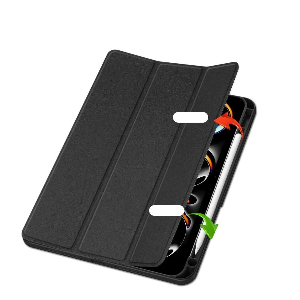 Case for iPad Pro 11" M5 2025 / M4 2024 (6th/5th gen.), Smartcase with stylus holder, black