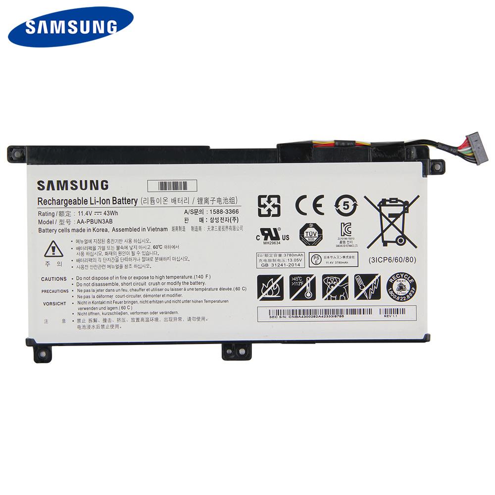 Original Replacement Battery AA-PBUN3AB AA-PBUN3QB For Samsung Notebook 7 BA43-00377A NP740U3L-L02US NP740U3M-K01US NP800G5M 800G5M NP740U5M