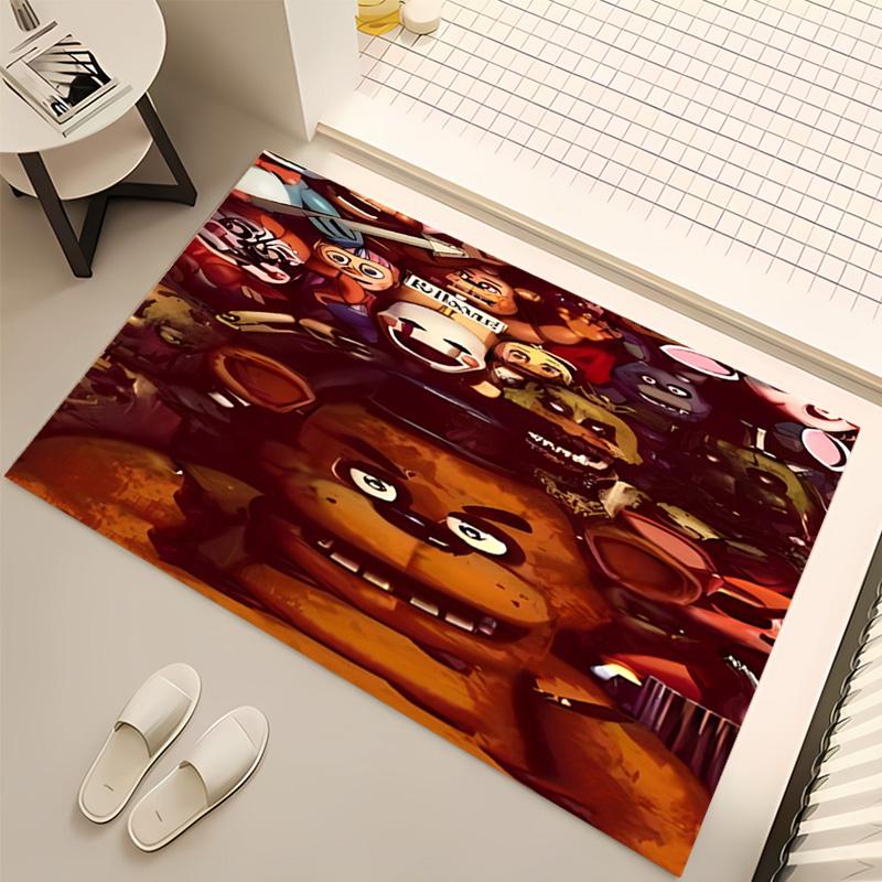 1pc Five Nights at Freddy's3 Print Area Rug - Soft, Washable Non-Slip Indoor Mat, Living Room, Home Office Decorative Rug,Office Decorative