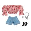Travel Style Doll Floral Shirt 30cm Doll Trousers for 1/6 BJD 28~30cm Dolls for 11.5" Dolls