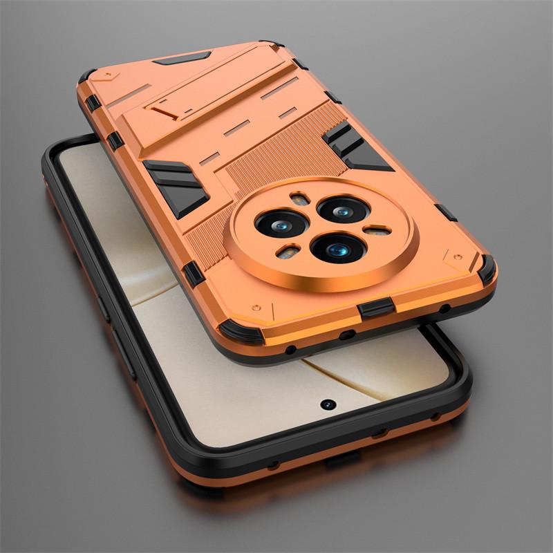 Для Realme 14 Pro Чехол Realme 14 Pro 5G Чехол Ударопрочный TPU Armor PC Силиконовый держатель подставки Защитный задний чехол Realme 14 Pro