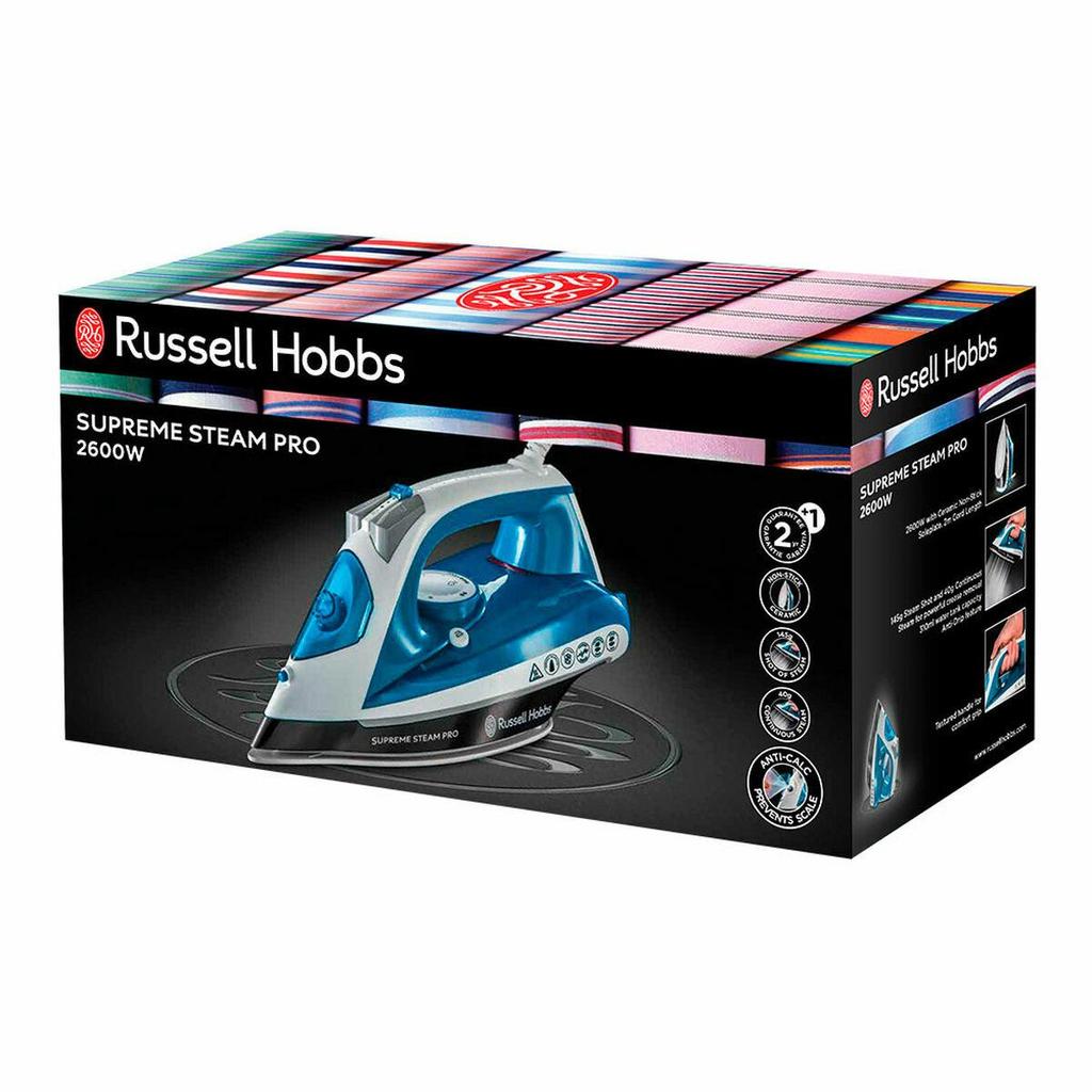 Russell Supreme Steam Pro Steam Iron 2600 W Blue/White