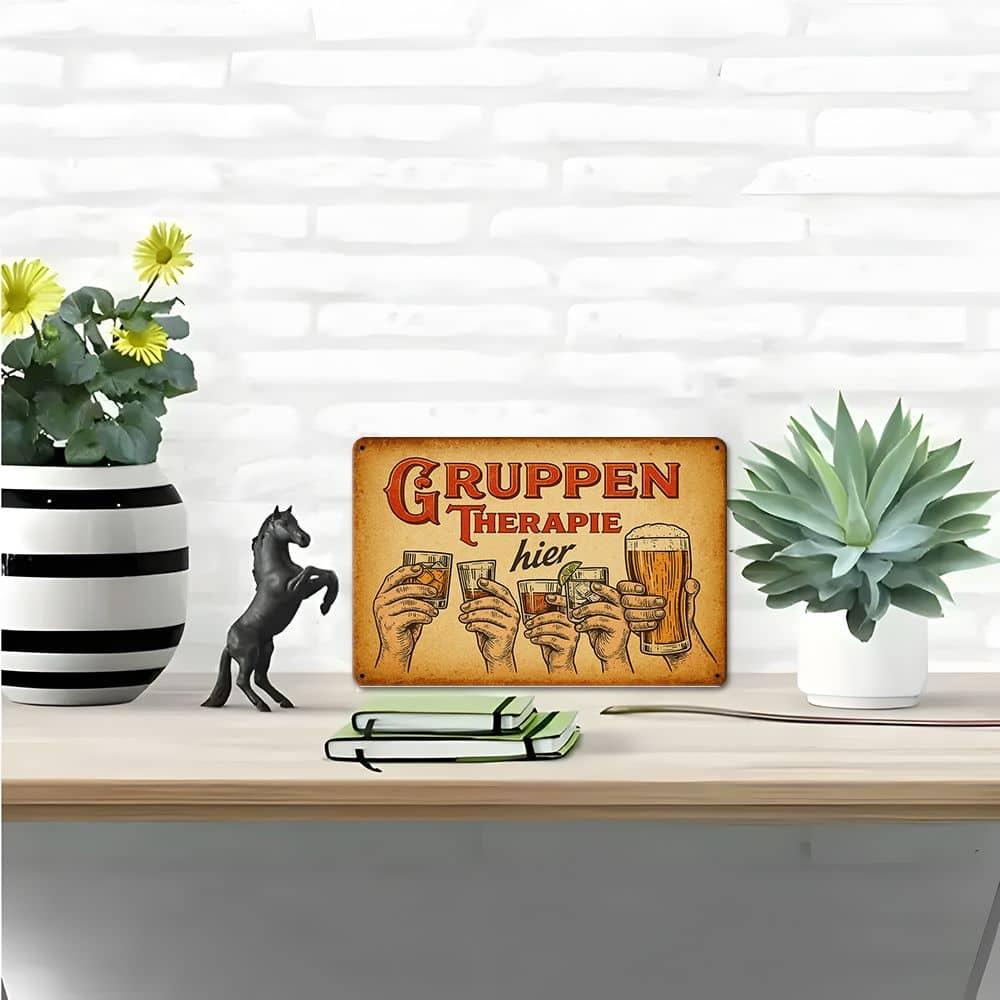 Немецкий знак «Столик для постоянных посетителей» - 20,32x30,48 см Аутентичный декор для бара для общественных мест