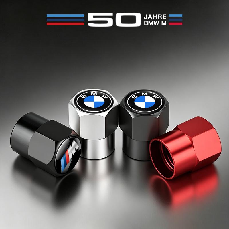 4Pcs Aluminum Alloy Car Tire Valve Cap For BMW X1 X2 X3 X5 X4 X6 X7 3 4 5 6 Series E46 E90 E60 F30 F10 E39 E36 F20 G20 G30 E92 VM4