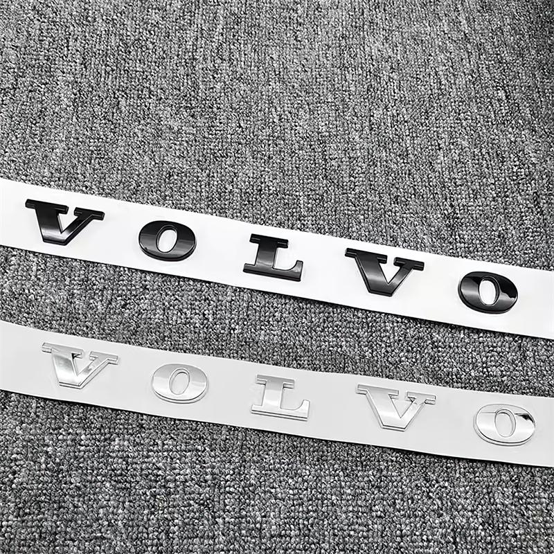Nqgdf9 Металлические наклейки с буквенным значком Volvo для багажника автомобиля Volvo Xc60 Xc90 V40 V60 S60 V50 V90 S80 C40 XC40 V70 XC70 C30 C70 Rdesign