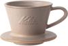 Kalita Coffee Mino Excellent Heat DACHI KalitaMI Sand Brown Wave Made In Drip for 1 or 2 1 or 2 Cups Dripper, Ware, Retention, Ceramic, 1-2 Person, &
