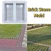 Carving Pavement Tool DIY Paving Cement Mold Reusable Plastic Cement Brick Mould Durable White Brick Stone Mold Home Path
