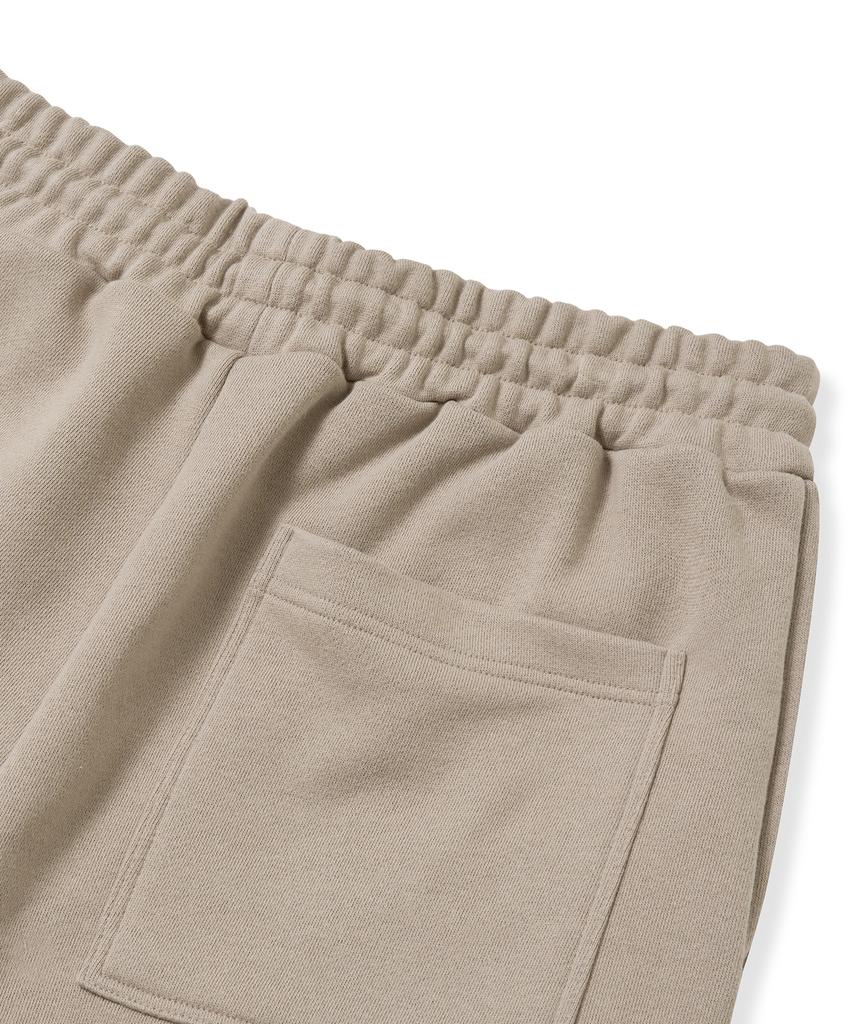 BROWNBREATH Tag Sweat Pants - Beige