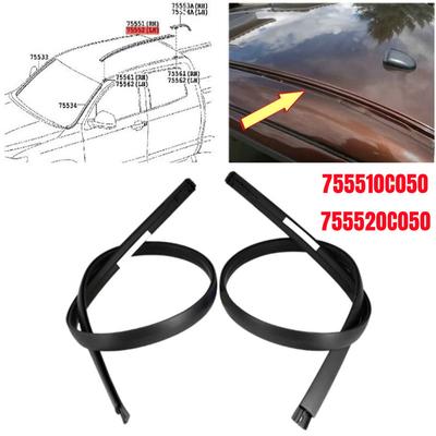 755510C050 755520C050 Для Toyota Tundra Double Cab 2007- Резиновые уплотнительные накладки на кромку крыши автомобиля, молдинги, декоративные полосы