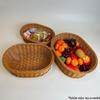 Плетеные корзины для хранения из искусственного ротанга, ручная работа